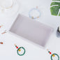 Reunindo Jewelry Box, Jewelry Tray, Adequado para Todos os Tipos de Armazenamento de Jóias, 1Pc