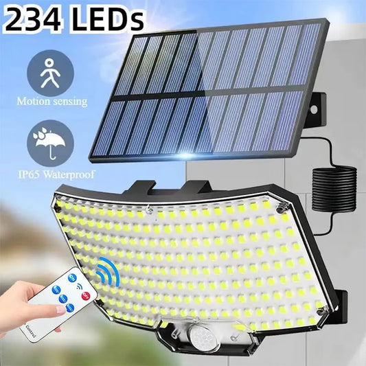 Luz solar ao ar livre super brilhante sensor de movimento solar forte energia led jardim lâmpada parede ip65 à prova dip65 água 3 modo trabalho