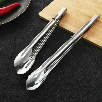 Aço inoxidável cozinha pinças de alimentos produtos domésticos utensílios de cozinha panelas assessórios para churrasco grill acessórios buffet pão