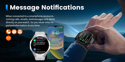 2025new para android e ios relógio inteligente masculino tela amoled gps trajetória de movimento freqüência cardíaca bluetooth chamadas smartwatch à prova dwaterproof água