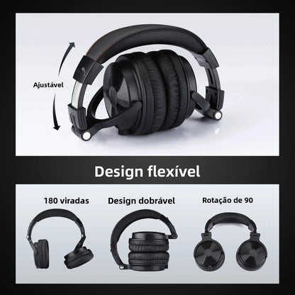 Oneodio pro-c fones de ouvido sem fio bluetooth com microfone 110hr