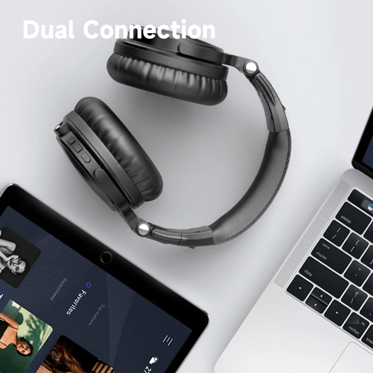 Oneodio pro-c fones de ouvido sem fio bluetooth com microfone 110hr