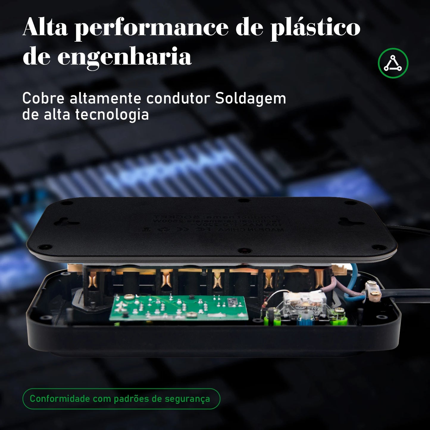Extensão tomada,Extensão elétrica,Tomada usb,Filtro de linha de tomada,Regua tomadas de energia,Extensao eletrica,110-220V,10A