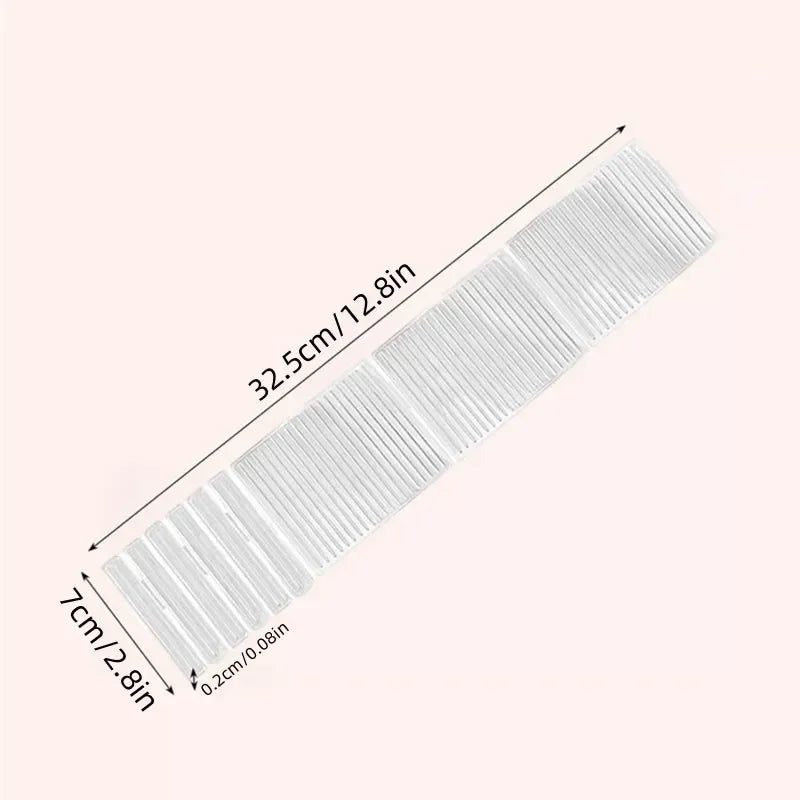 Divisor organizador de gaveta de plástico, divisor de armazenamento de gaveta ajustável diy, separador para meias, roupas íntimas e papelaria escolar