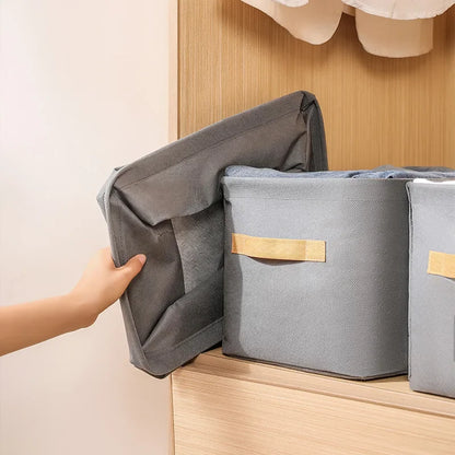 Engrossar roupas organizador calças camisola armários de armazenamento gavetas organizador jeans caixa de armazenamento guarda-roupa organizadores de armazenamento de roupas