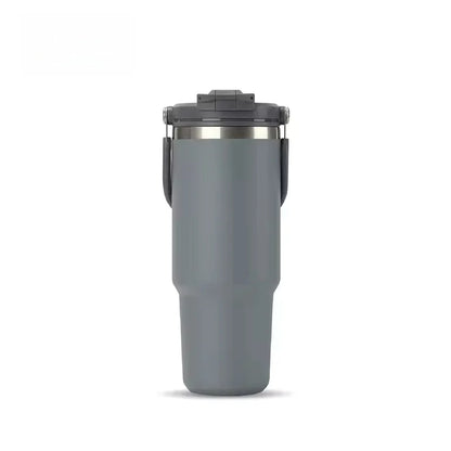 Copo Térmico de Viagem 600ML em Aço Inoxidável com Parede Dupla e Isolamento a Vácuo