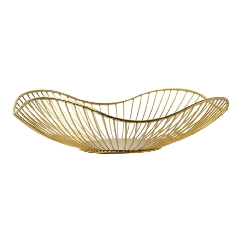 Cesta de frutas de ferro recipiente de frutas tigela casa criativa