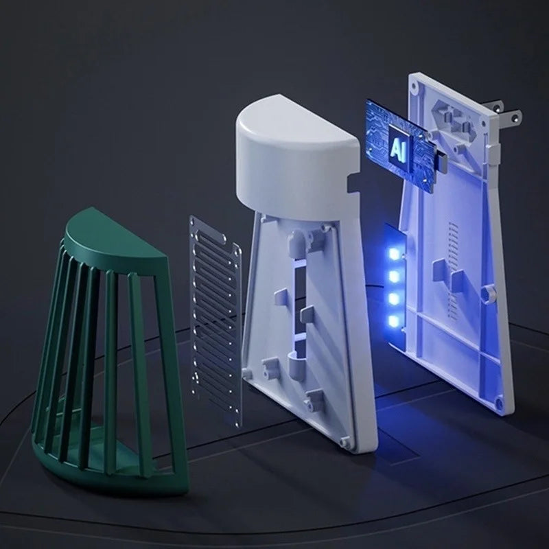 Aparelho de Controle de Pragas de Mosquitos com Luz Azul e Função Noturna Silenciosa, Proteção Segura para Casa