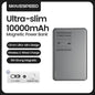 Movespeed s10 banco de potência magnético fino 10000mah pd20w carregador portátil bateria externa sem fio para iphone 16 samsung powerbank