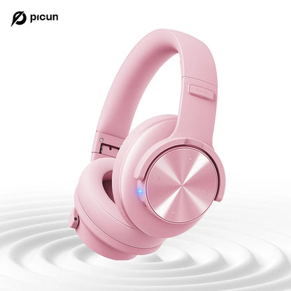 Picun b8 fones de ouvido bluetooth 120h playtime fone de ouvido sem fio bluetooth 3eq modo baixa latência chamadas mãos-livres sobre fones de ouvido