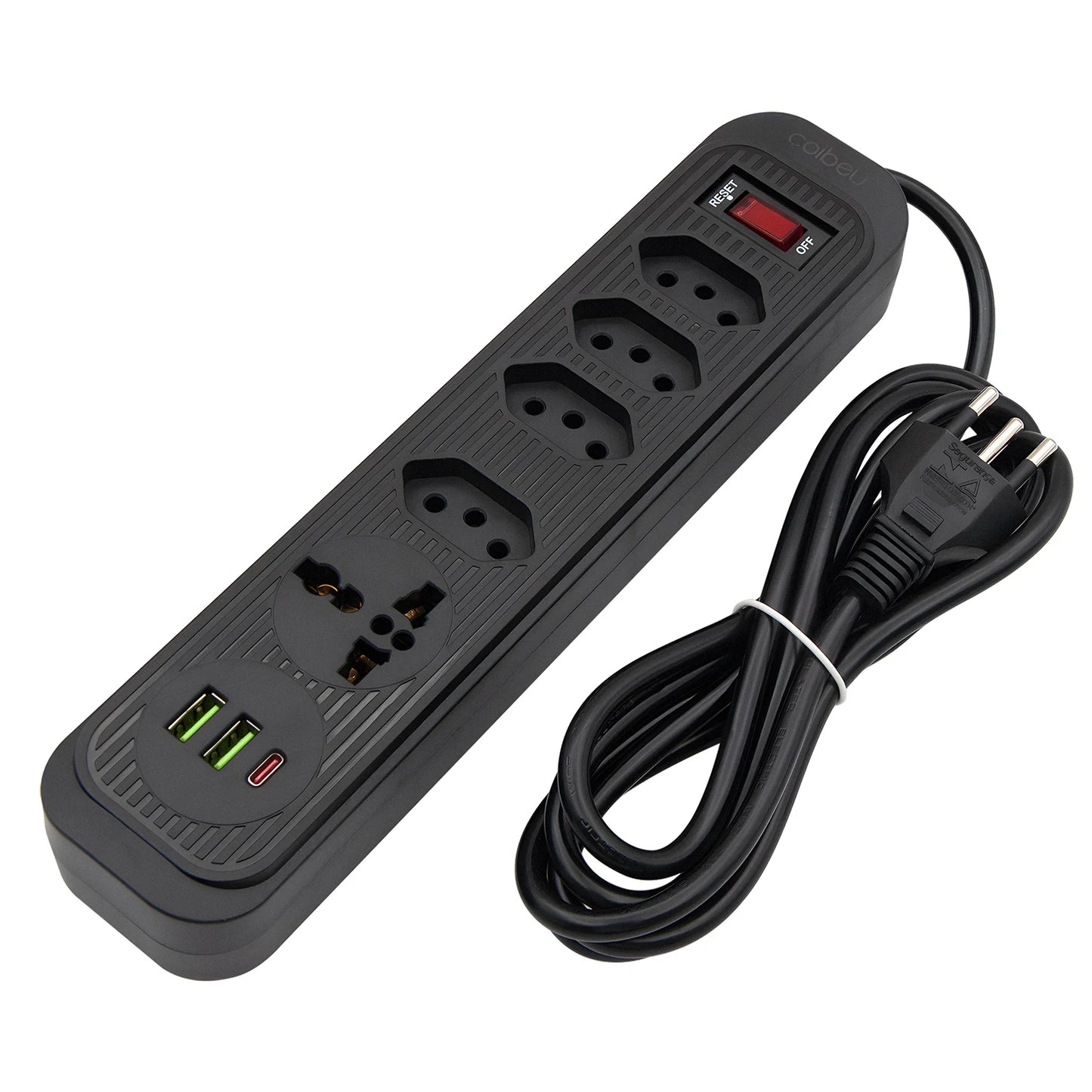 Extensão tomada,Extensão elétrica,Tomada usb,Filtro de linha de tomada,Regua tomadas de energia,Extensao eletrica,110-220V,10A