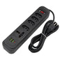 Extensão tomada,Extensão elétrica,Tomada usb,Filtro de linha de tomada,Regua tomadas de energia,Extensao eletrica,110-220V,10A