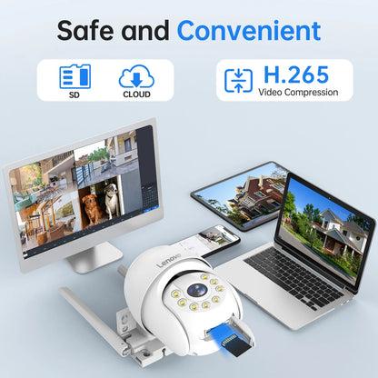 câmera 5mp inteligente wifi ptz ao ar livre 5x zoom digital rastreamento automático onvif cctv câmera ip câmera de vigilância de vídeo de segurança