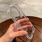 Luxo claro silicone caso de telefone para iphone