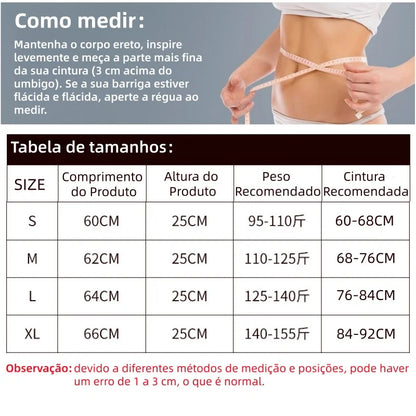 Cinta Elastique Feminina Modeladora Redutor Afina Cintura Mulher Fitness Abdominal Tecido Eleástico
