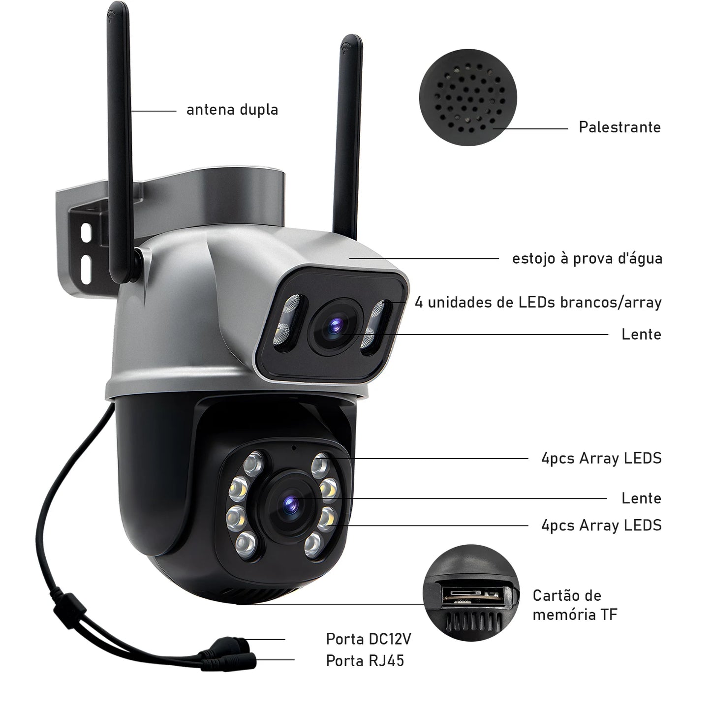 icsee，Preto，cameras vigilância wifi，camera de segurança，monitor，camera 4k ultra hd，camera de seguranca wi fi prova d água