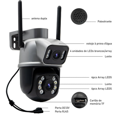icsee，Preto，cameras vigilância wifi，camera de segurança，monitor，camera 4k ultra hd，camera de seguranca wi fi prova d água