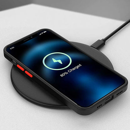 Luxo magsafe caso de carga sem fio para samsung galaxy s20 s21 s22 s23 fe s24 s25 plus s25 ultra à prova de choque fosco claro capa