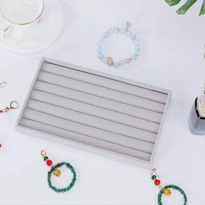 Reunindo Jewelry Box, Jewelry Tray, Adequado para Todos os Tipos de Armazenamento de Jóias, 1Pc