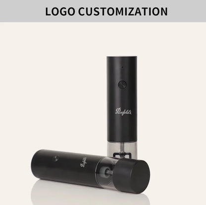 Moedor elétrico recarregável usb de sal e pimenta, aspereza ajustável, grande capacidade, moedores de especiarias automáticos, ferramenta de cozinha