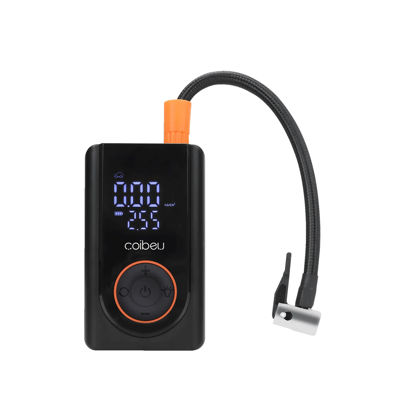 Bomba de Ar Portátil Sem Fio 60W, Bateria Recarregável 3600mAh, 150PSI, 5 Modos, LED/SOS, Type-C, Automática para Carro/Moto