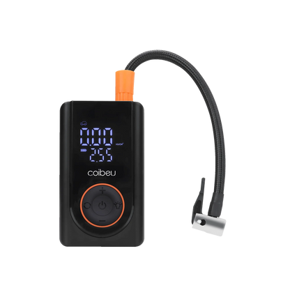 Bomba de Ar Portátil Sem Fio 60W, Bateria Recarregável 3600mAh, 150PSI, 5 Modos, LED/SOS, Type-C, Automática para Carro/Moto