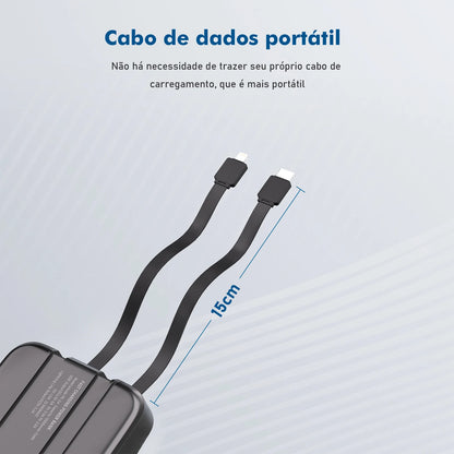 Powerbank， Powerbank 10000mah， Powerbak， Power Bank Portátil， Bateria Portátil， Pilhas Recarregáveis， Coibeu, 23W