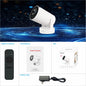 Novo Projetor HY300 4K Android 290ANSI Allwinner H726 BT5.4 1080P 1280*720P Projetor de Cinema em Casa para Uso Externo