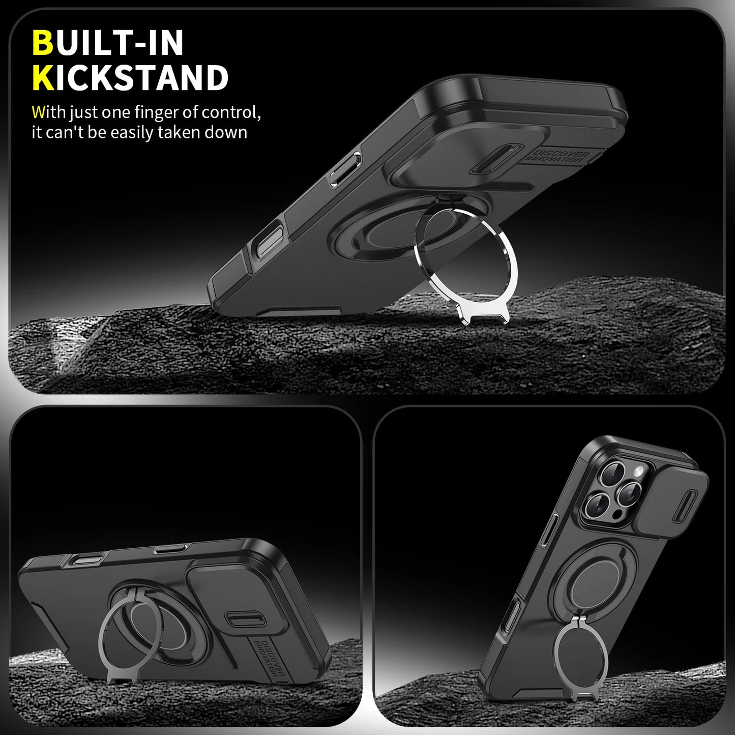 Capa Protetora Magnética para Carregamento Sem Fio MagSafe para iPhone