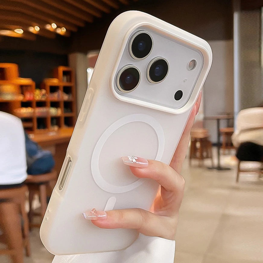 Luxo 2 em 1 magnético à prova de choque para iphone 17 pro max ar 16 15 14 plus 13 12 11 silicone líquido