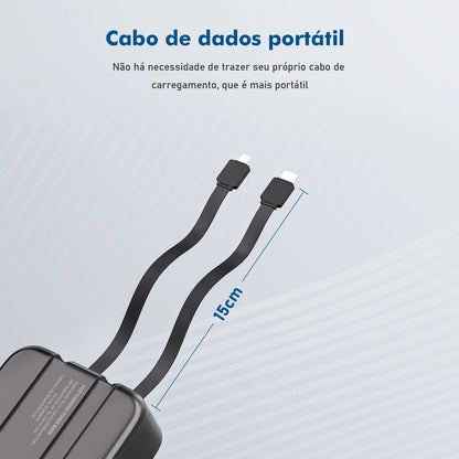 Powerbank， Powerbank 10000mah， Powerbak， Power Bank Portátil， Bateria Portátil， Pilhas Recarregáveis， Coibeu, 23W