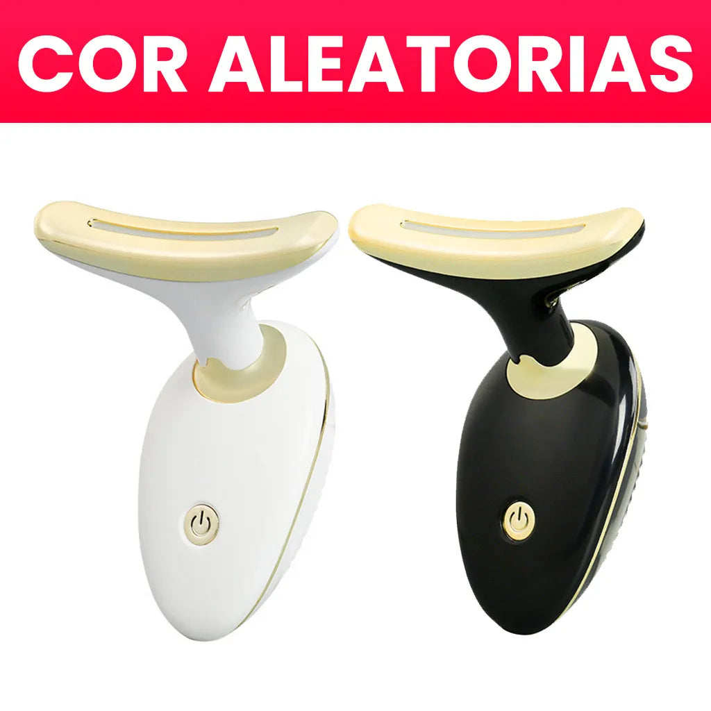 Massageador Facial Profissional Ultrassônico Antirrugas para Linhas de Expressão, Rejuvenescedor de Pele Recarregável