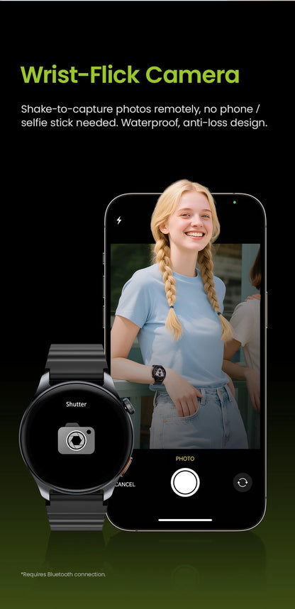 Relógio HAYLOU 4S GPS Smartwatch com Tela HD AMOLED de 1.43”, Posicionamento GPS por 5 Satélites, 120+ Modos de Treino, Relógio Inteligente para Fitness