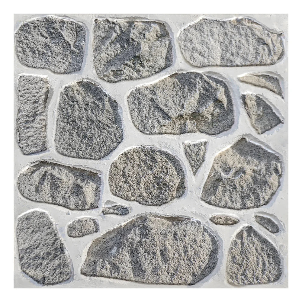 Painéis de parede de pedra falsa 3D, Peel and Stick Tile, Adesivo decorativo de parede, Auto-adesivo, 1 pc, 10pcs