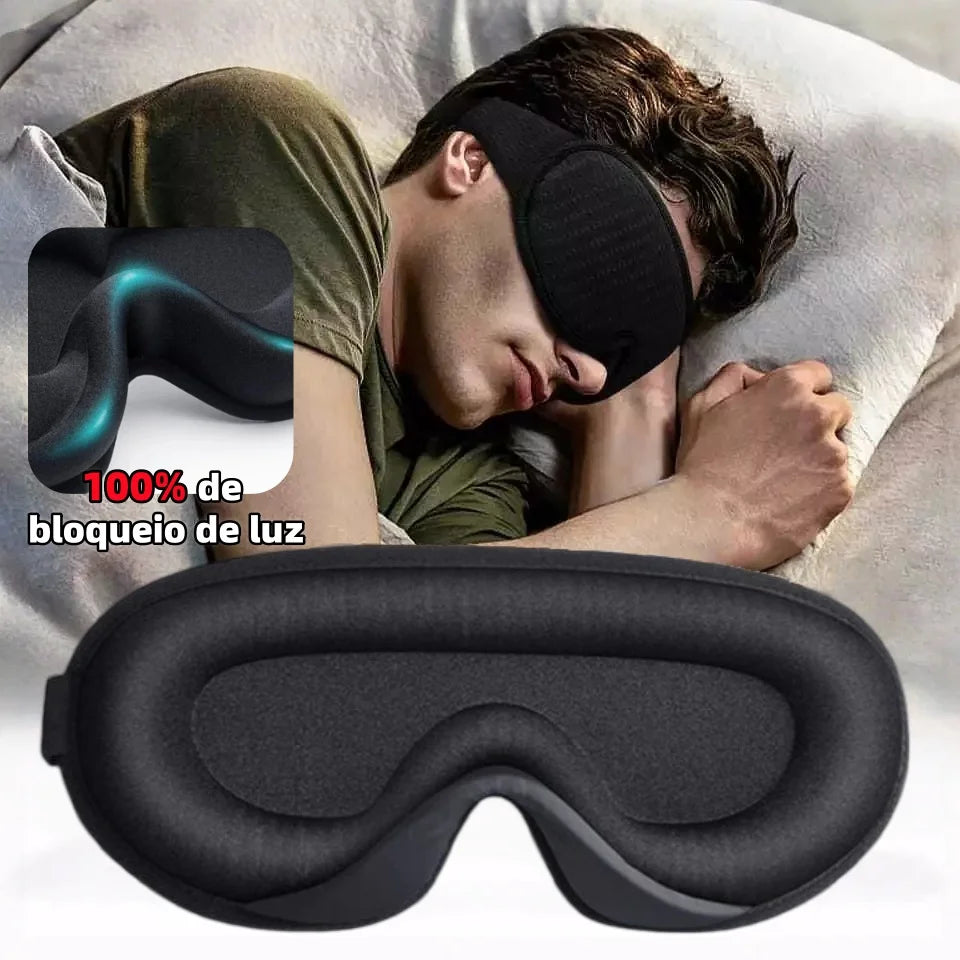 3D Máscara Espuma Confortavel de Dormir 100% Sombra Blackout Zero Pressão Eye Venda Tampa do Olho Noturno