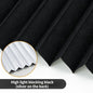 Cortinas plissadas autoadesivas, 5 tamanhos, banheiro, varanda, meia blackout, cortinas para quarto, sala de estar, varanda