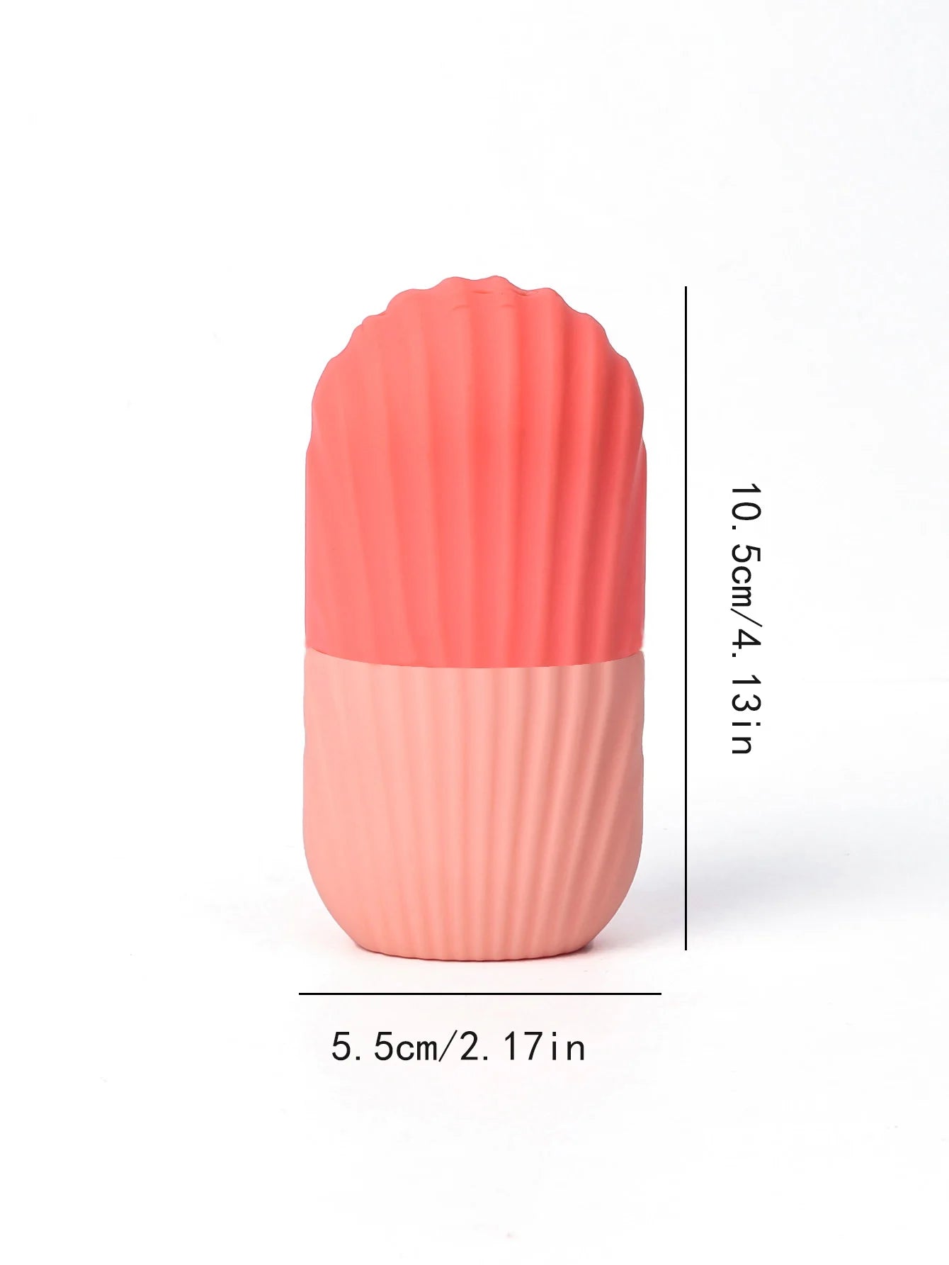 Massageador de rolo de gelo de silicone para rosto, olhos - cuidados naturais da pele, resfriamento e eliminação de bolsas para os olhos, reutilizáveis e calmante