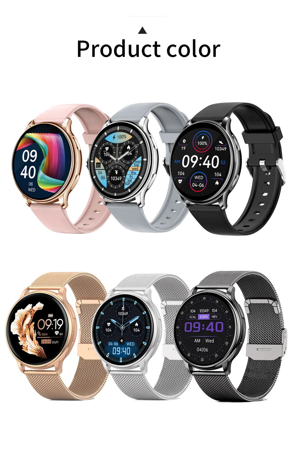 MEVADEN-Bluetooth chamada relógio inteligente para homens e mulheres, relógios personalizados, esporte fitness tracker, freqüência cardíaca, android, ios, y22