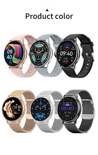 MEVADEN-Bluetooth chamada relógio inteligente para homens e mulheres, relógios personalizados, esporte fitness tracker, freqüência cardíaca, android, ios, y22