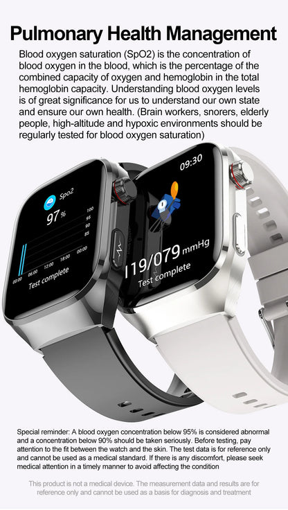 2025new micro exame físico relógio inteligente para homens ácido úrico gordura corporal cinco órgãos relógios de saúde bluetooth chamada smartbracelet