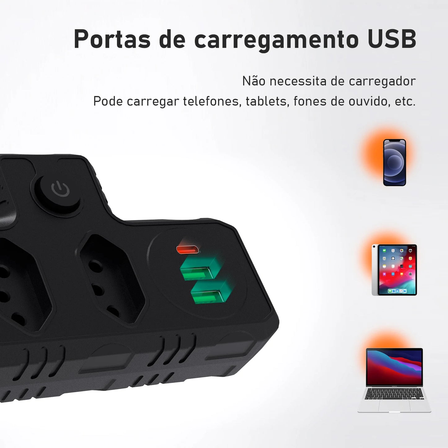Extensão tomada,Extensão elétrica,Tomada usb,Filtro de linha de tomada,Regua tomadas de energia,Extensao eletrica,110-220V,10A