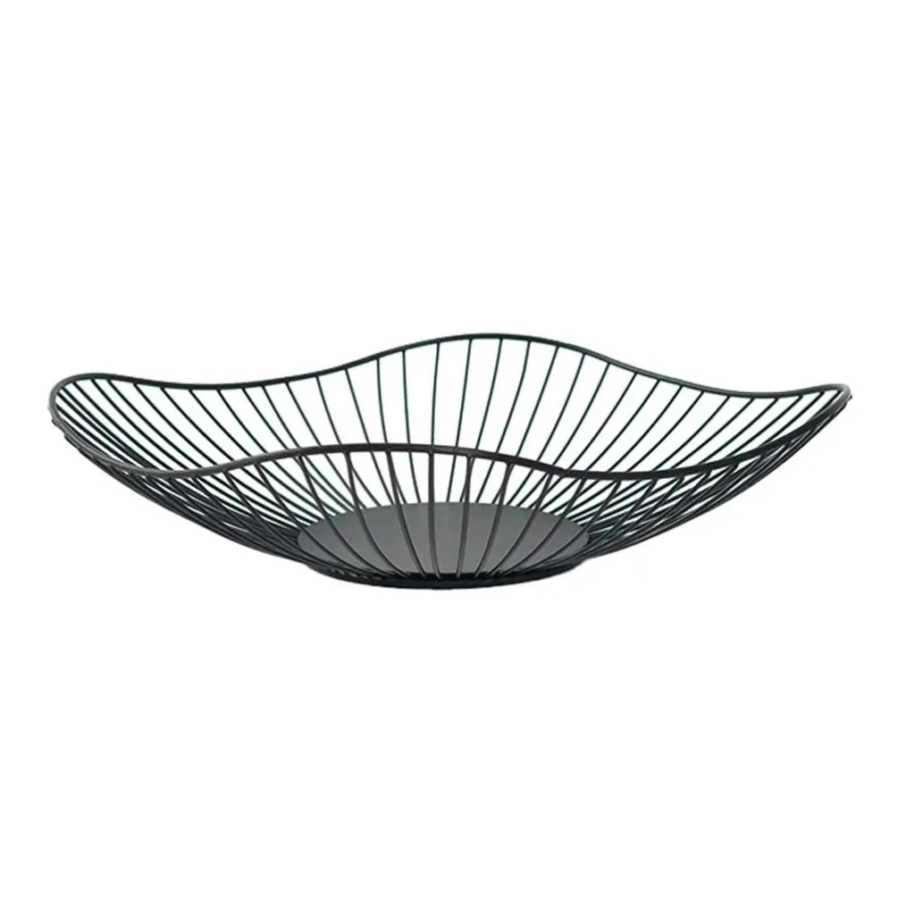 Cesta de frutas de ferro recipiente de frutas tigela casa criativa