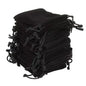 100 unidades de sacos de veludo com cordão para joias, bolsas de camurça macia 5x7cm 7x9cm 9x12cm, pequenas embalagens para presentes, para anéis, brincos e pulseiras