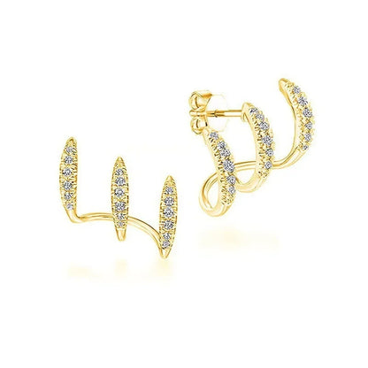 925 prata esterlina garras brincos com cristal ouro brinco aaa pedra design moderno acessórios de moda feminino 2025 jóias