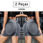 2 Peças, Calças Femininas de Ioga Com Controle de Barriga E bumbum, Cintura Alta, Leggings de Corrida, Shorts de Treino