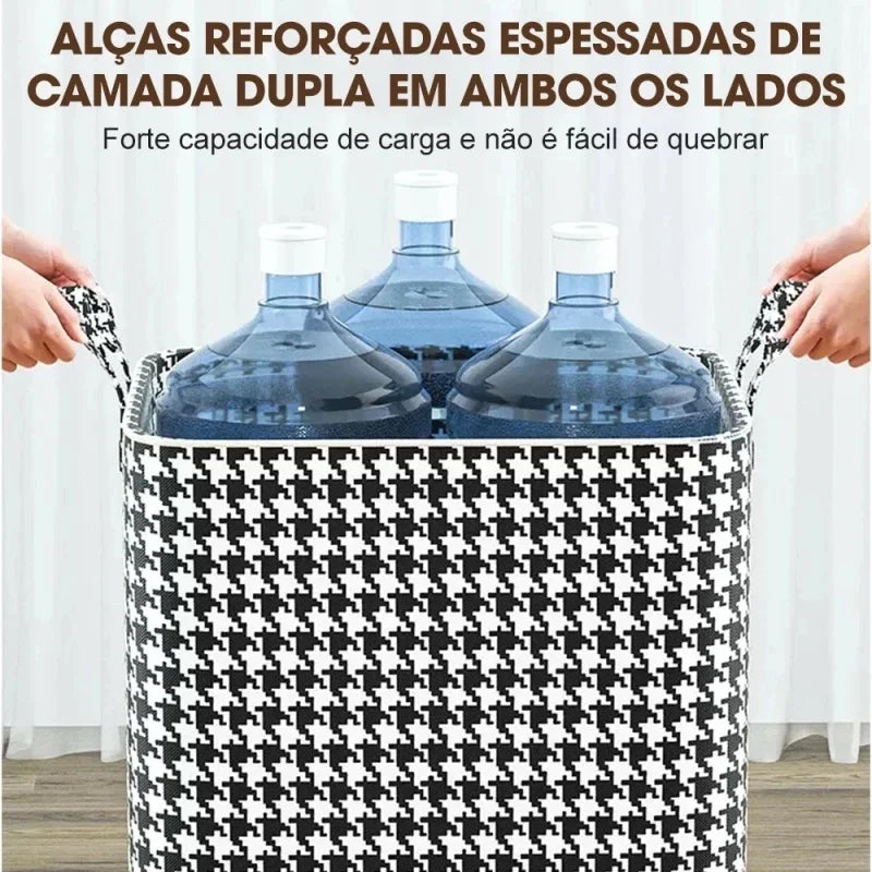 Caixa Armazenamento Guardar Roupas E Cobertores 180L Grande Capacidade