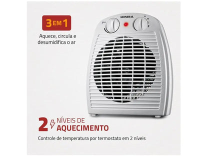 Aquecedor Termoventilador Mondial A-08 Portátil - 220V