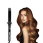 Modelador de Cabelo 32mm com Display LCD, Preto e Dourado, 5 Temperaturas (140°C-220°C), Revestimento Cerâmico, Bivolt 110-220V