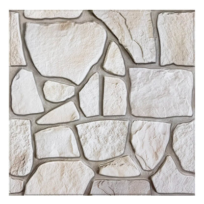 Painéis de parede de pedra falsa 3D, Peel and Stick Tile, Adesivo decorativo de parede, Auto-adesivo, 1 pc, 10pcs