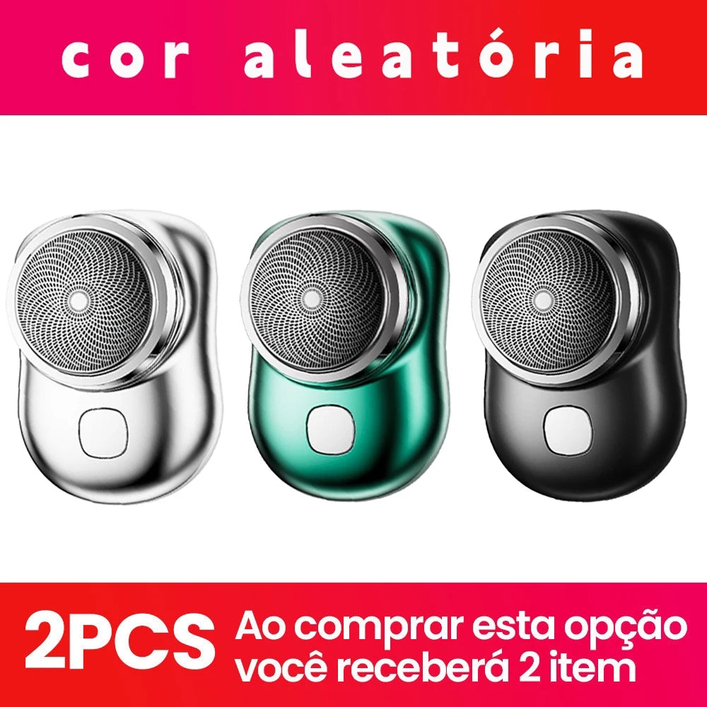 Aparelho de Barbear Portátil à Prova d'Água Design Compacto para Viagens e Uso Diário Rápido e Prático
